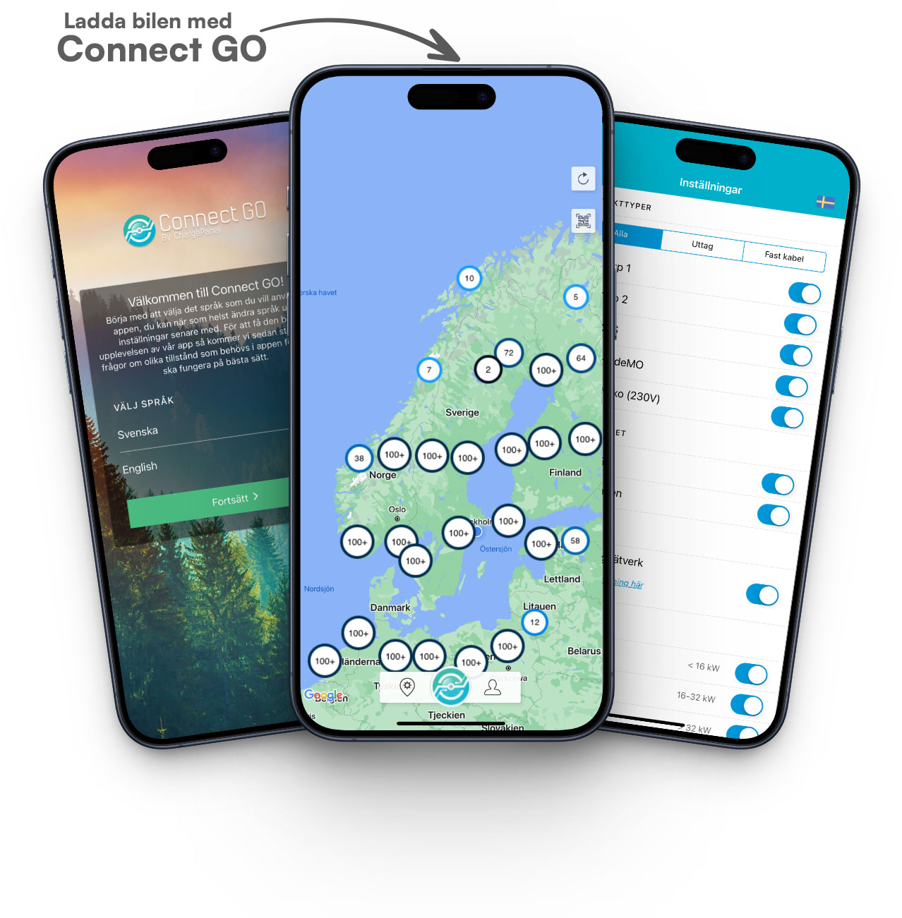 Ladda elbilen med Connect GO